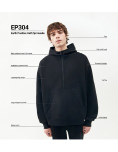 EPF-EP304-Half Zip Hoodie 2
